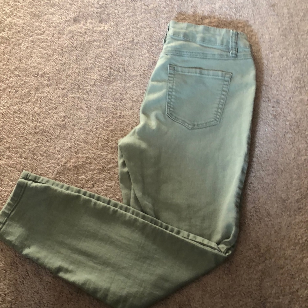 High waisted blue spice jeans